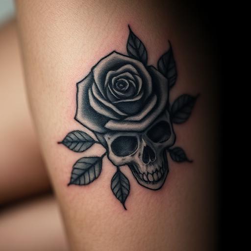 Black and grey tattoo style preview
